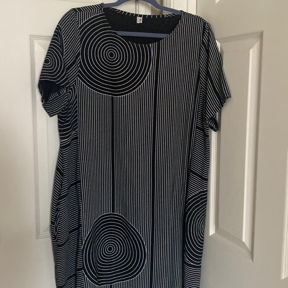 Short sleeve dress, XL, Xin Wang fashion